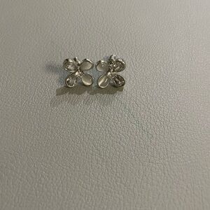 Silver earrings